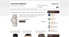 Desktop Screenshot of luxurious-watches.info